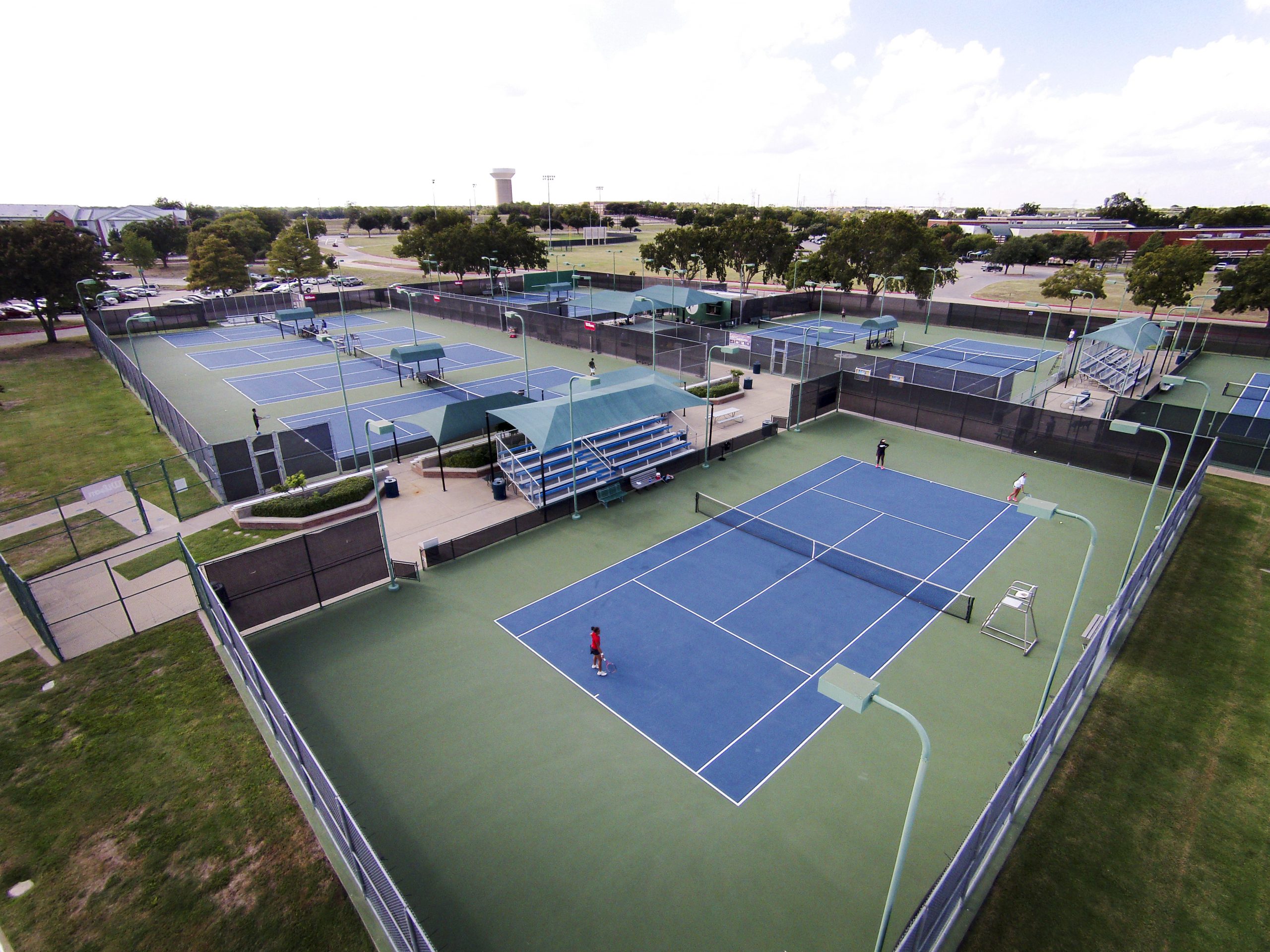 Tennis Courts at the Plano Campus