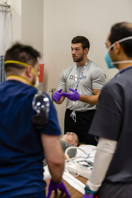 Dr. Grant Wallenfelsz participates in Trauma Day at Collin College - Sept. 25, 2021