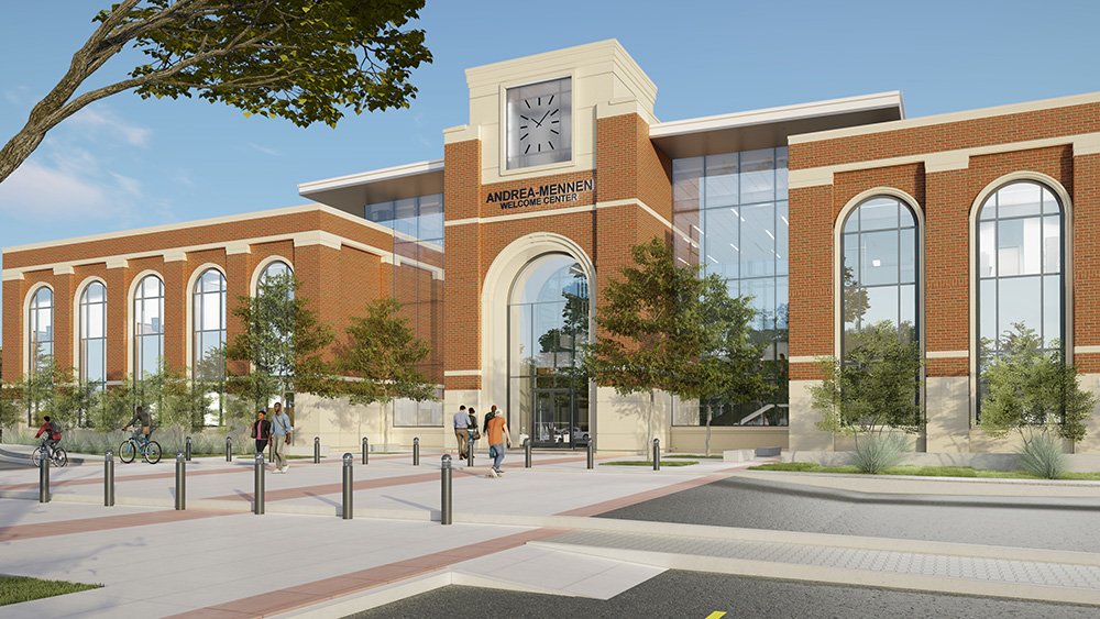 Rendering of the Andrea-Mennen Welcome Center